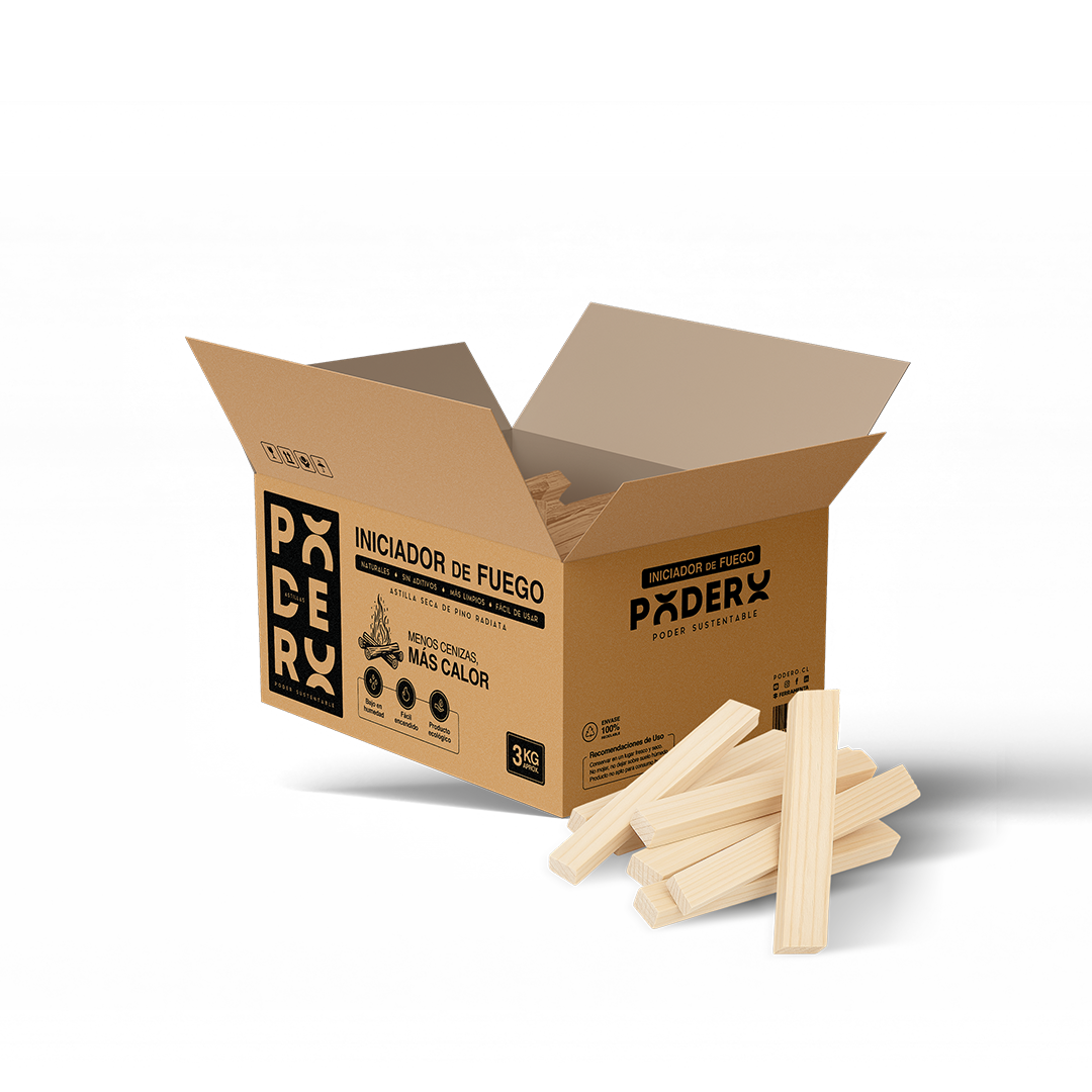 Iniciador de fuego de astilla seca