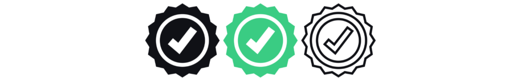 icono de certificación