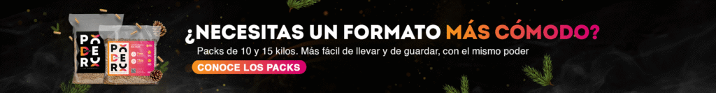 banner pack de 10 y 15 kilos de pellet podero 
