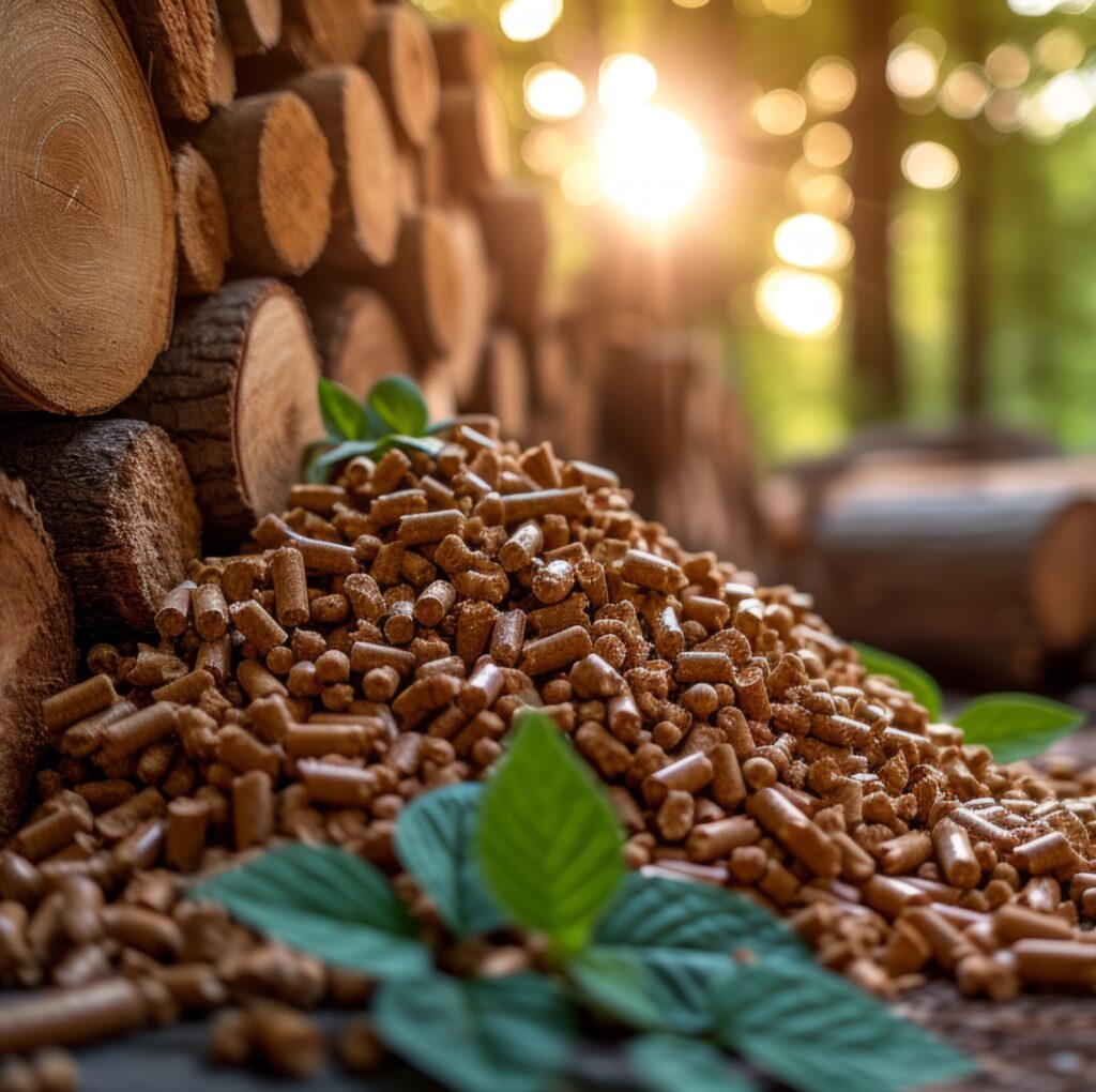 pellets de madera de pino Podero Chile calor calefacción power